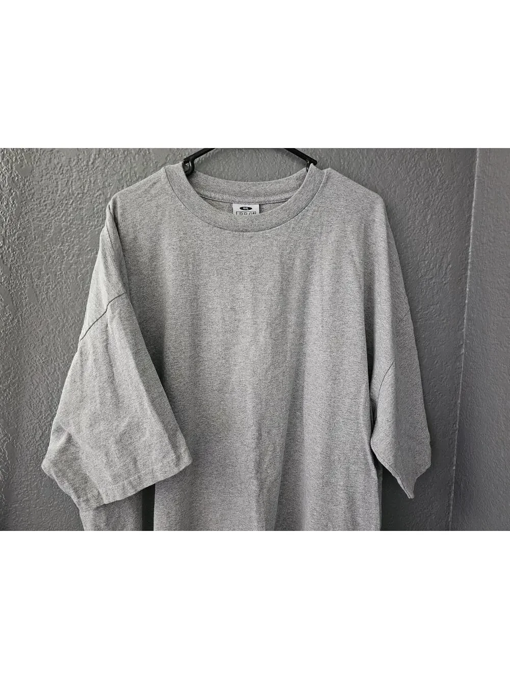 (Lot of 2) Men's Pro Club Heavy Weight Shirts Size 4XL Black & Gray Short Sleeve - Picture 5 of 10
